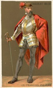 Francisco Pizarro, conquistador español de French School